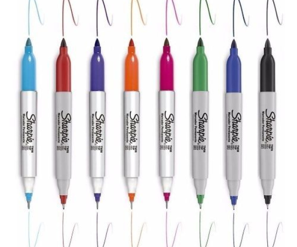 Sharpie doble punta color