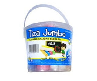 Tiza jumbo 20 un.
