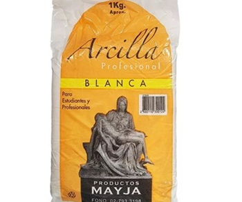 Arcilla blanca 1 kilo