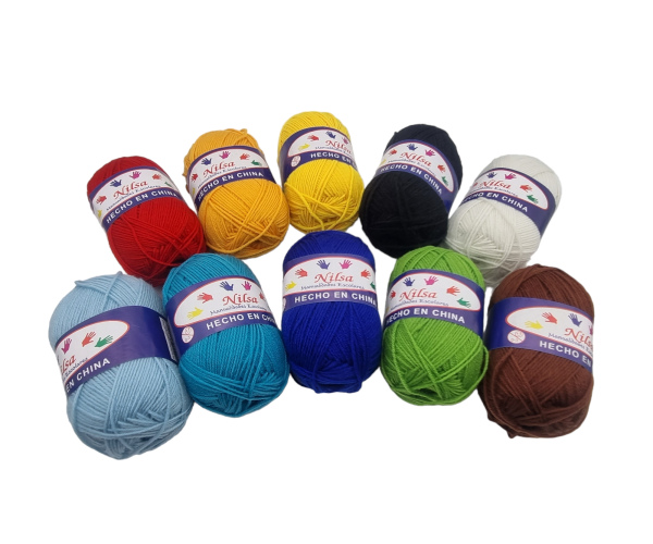 Ovillo lana escolar 25 gr.