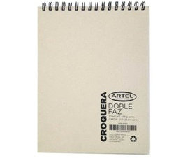 Croquera doble faz carta Artel