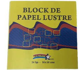 Papel lustre Halley 16x16 cm