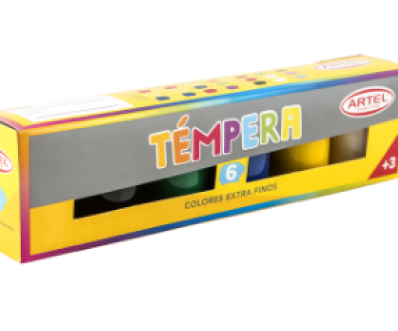 Tempera Artel 6 colores