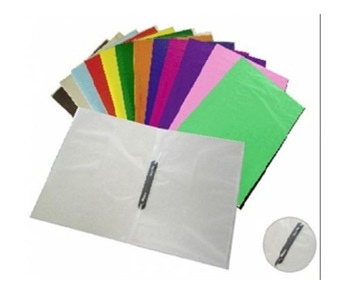 Carpeta plastica con accoclip