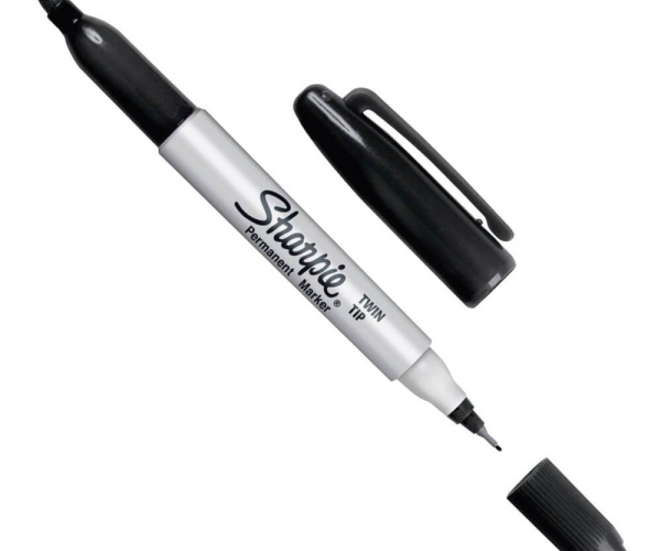 Sharpie doble punta negro
