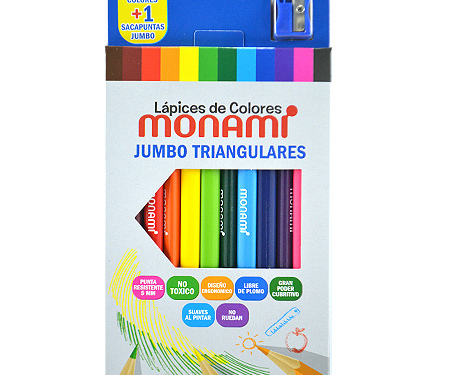 Lapices de color Jumbo Monami