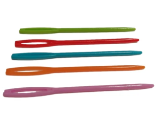 Aguja lana plastica
