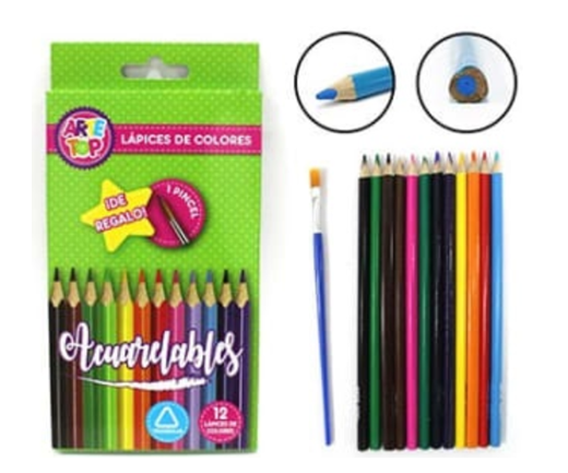 Lapices de color Acuarelable Arte Top