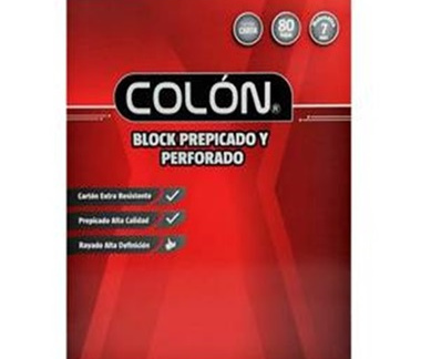 Block prepicado oficio Colon