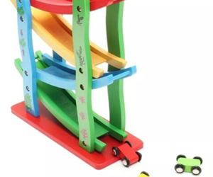 Pista 3 niveles de madera