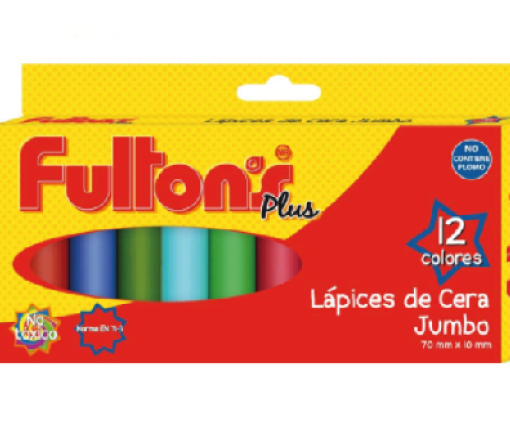Lapices de cera Jumbo Fultons