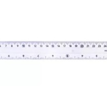 Regla plástica 30 cm.
